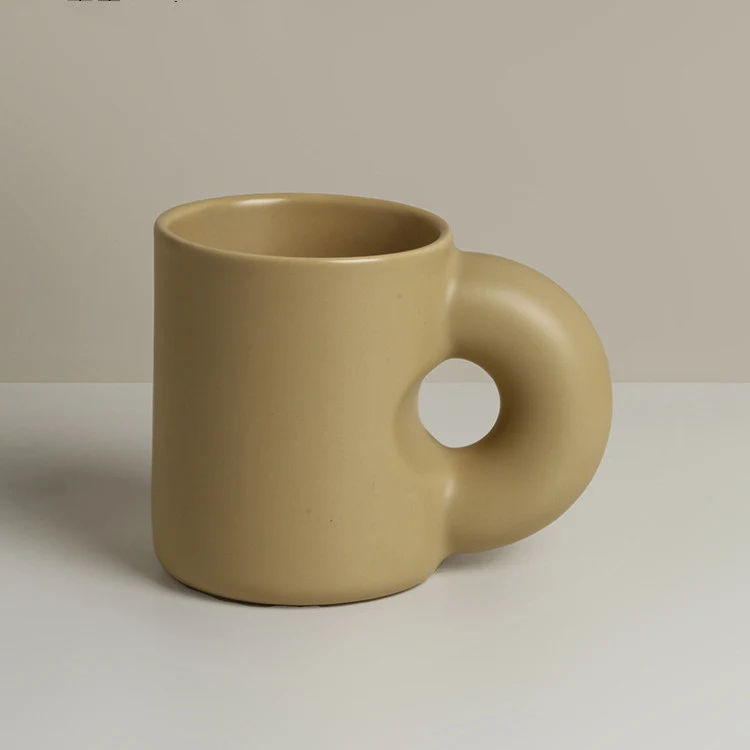 Title 14, Caneca Nórdica de Cerâmica com Alça Grossa para...