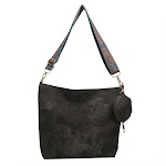 Large Capacity Fashion Vintage Wide Shoulder Strap Shoulder Bag – Stylish and spacious, perfect for everyday use and car — photo 2