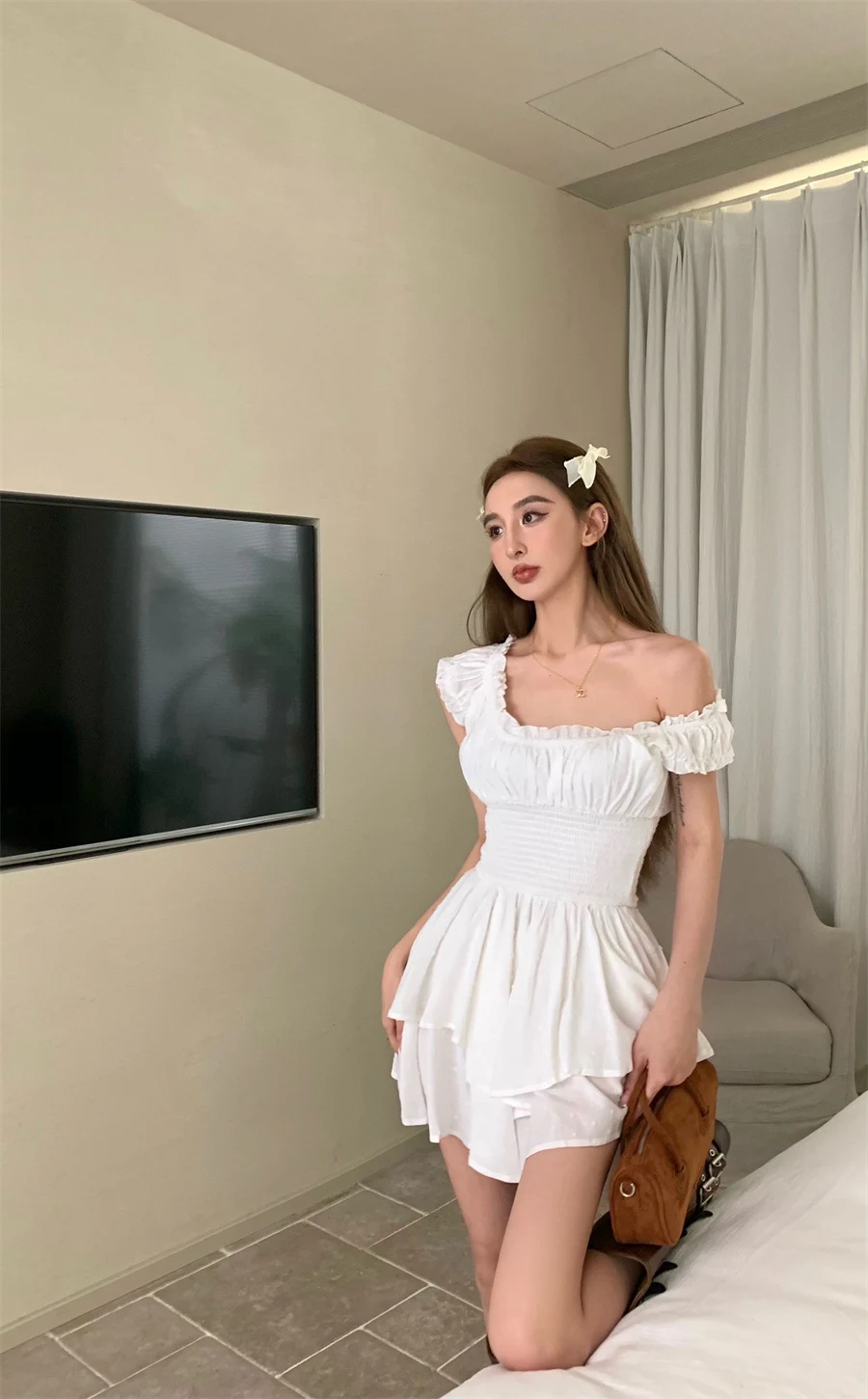 Title 11, Summer Womens Black Collar Dress