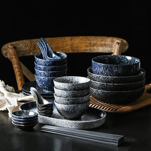 Title 2, Ceramic Japanese Tableware, Household Minimalis...