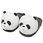 Cute Bear Plush Slippers, White Bear and Black Bear, Cotton, Winter Warm Couple Home Shoes, comfy and cozy footwear. — photo 2