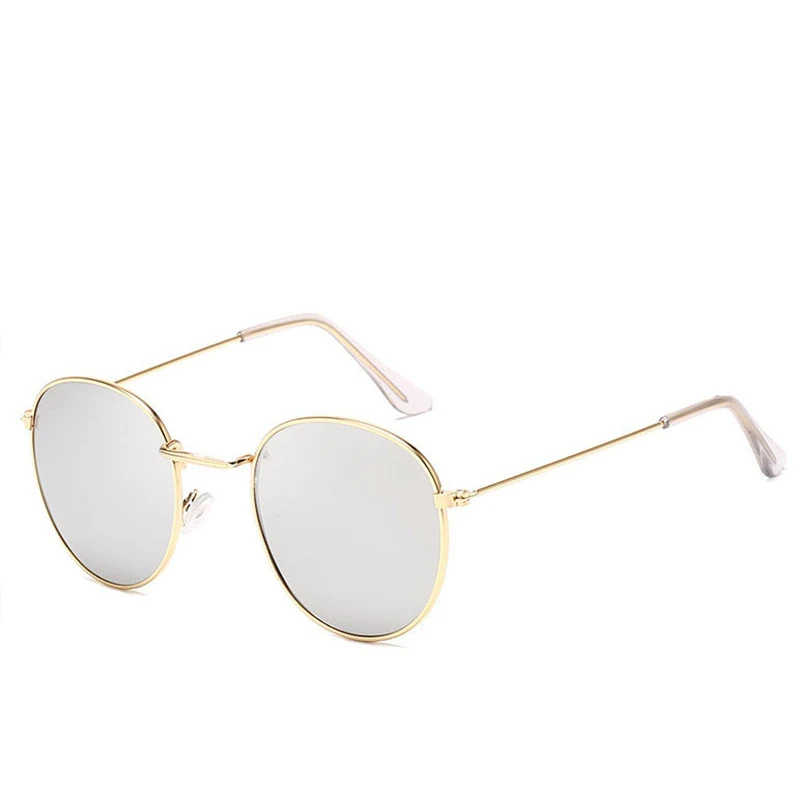 Title 15, All-match metal round sunglasses