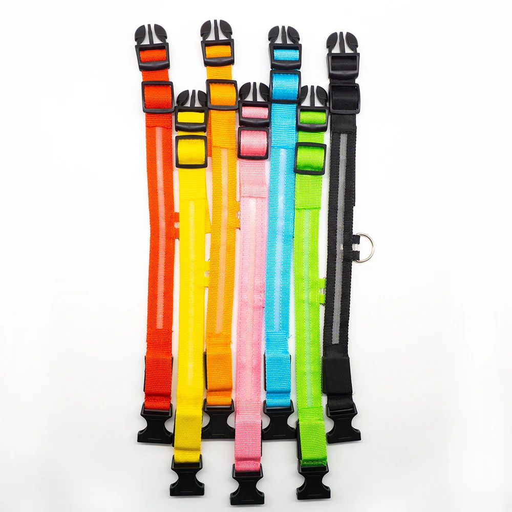 Title 4, Rechargeable LED Dog Collar — Enhanced night vi...