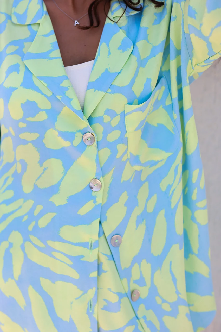 Printed Autumn And Winter Pajamas Long-sleeve Suit Loose Trousers Fashion Casual Artificial Silk Women's Home Wear — photo 4