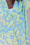 Printed Autumn And Winter Pajamas Long-sleeve Suit Loose Trousers Fashion Casual Artificial Silk Women's Home Wear — photo 4