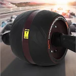 Roda abdominal para exercícios em casa. Fortaleça o core com esta ferramenta simples e eficaz. Obtenha abdominais fortes de forma fácil e prática. — foto 1