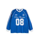 Men's Long Sleeve T-shirt Street American Jersey Top, a comfortable and stylish choice for urban streetwear. — photo 5