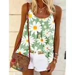 Nieuwe Sling Print kleine T-shirt, modieuze damestop, licht en comfortabel, ideaal voor de zomer, stijlvol design, perfecte pasvorm, trendy look. — foto 3