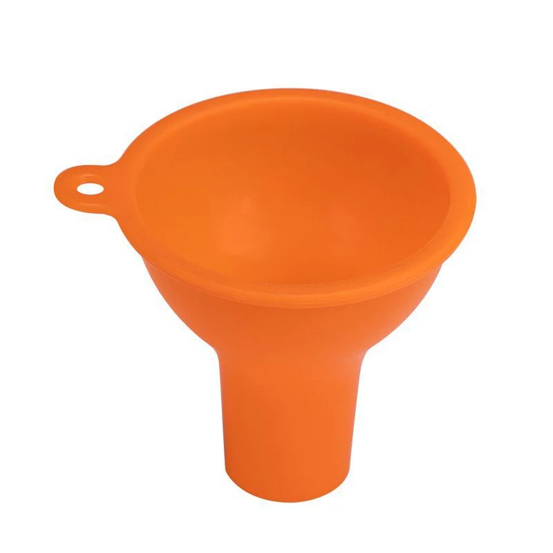 Small silicone funnel for kitchen use, designed for oil pouring. Wide mouth, large diameter for easy filling and mess-fr — photo 10