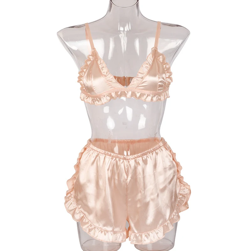 Title 6, Silk Silk Sexy Suspender Underwear Shorts Suit ...