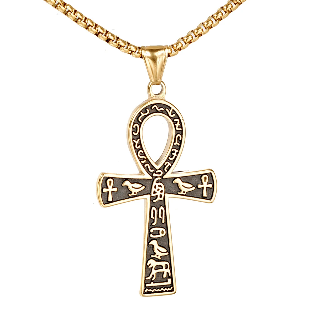 Hip Hop Persönlichkeits Kreuz Anhänger für Herren. Modischer Herrenschmuck, der deinen Streetstyle unterstreicht und dich zum Blickfang macht. Ein Statement-Piece. — foto 3