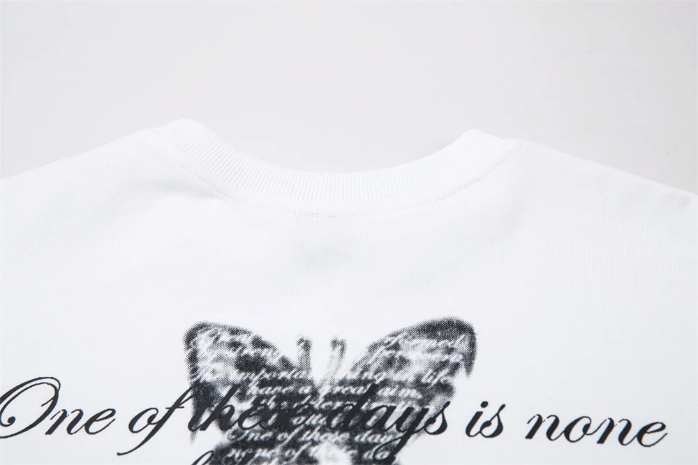 Title 11, Camiseta de manga longa com estampa de borbolet...
