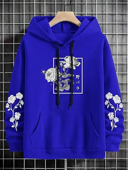 Moletom Casual com Estampa de Rosas Nova Coleção. Conforto e estilo para o dia a dia. Perfeito para um visual moderno e feminino. — foto 6