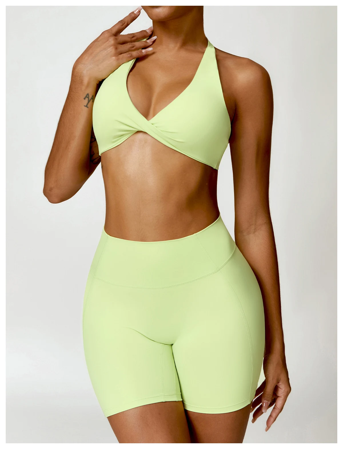 Winter Tight Beauty Back yoga pak, sneldrogend, workout kleding, hardlopen in de buitenlucht, sportpak, ideaal voor fitness. — foto 27
