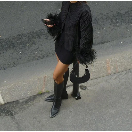Title 3, Pure Color Tied Feather Jacket Coat for Women. ...