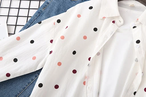Title 10, Womens Polka Dot Print Blouse Shirts, Stylish ...