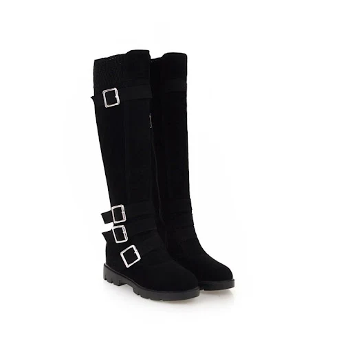Title 9, Botas Martin Femininas de Cano Alto com Fivela ...