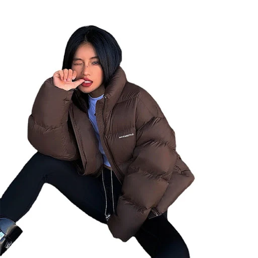 Title 4, Womens Down Cotton Jacket Stand Collar Short, ...