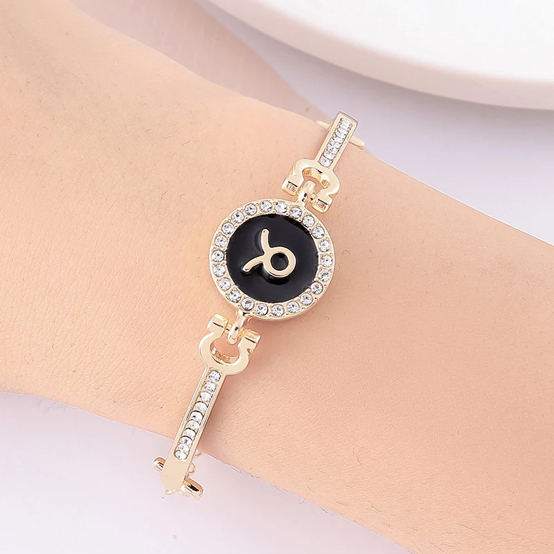 Nova pulseira coreana com 12 constelações, simples e fashion, estilo coreano, acessório perfeito para presentear alguém especial. — foto 17