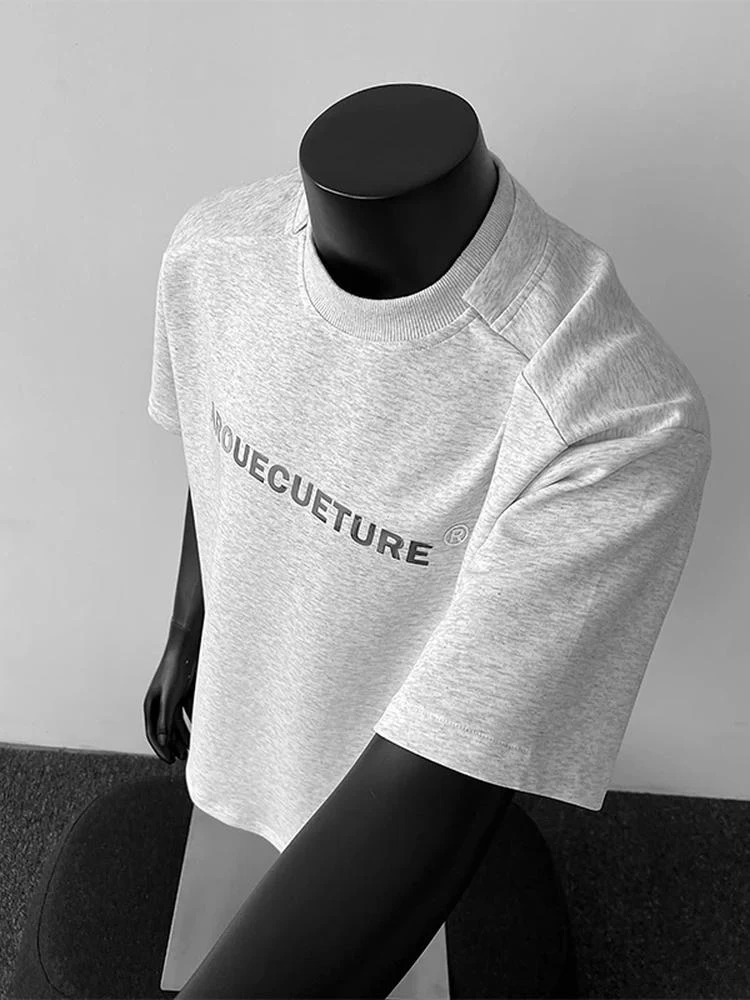 Title 7, Camiseta Masculina de Verão com Mangas Curtas e...