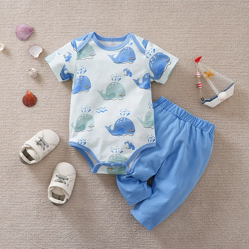 Tweedelige lente-set voor baby's van één jaar. Kinderoverall en -pak. Comfortabele en stijlvolle kleding, ideaal om in te spelen en ontdekken. — foto 34