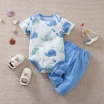 Tweedelige lente-set voor baby's van één jaar. Kinderoverall en -pak. Comfortabele en stijlvolle kleding, ideaal om in te spelen en ontdekken. — foto 34