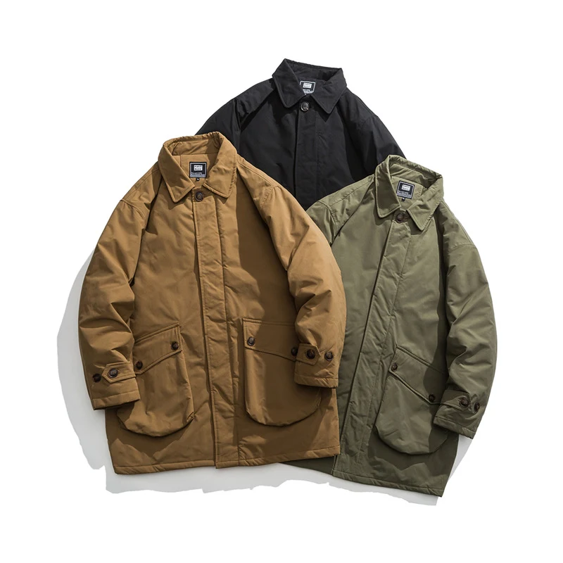 Title 9, Retro Workwear Cotton-padded Clothes Couple Clo...
