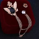 Black diamonds on gold bottom