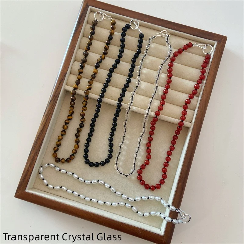 Colar de clavícula com contas de cristal para mulheres — foto 5