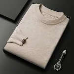 Men's Autumn and Winter Knitting Bottoming Shirt, Warm and Comfortable, Ideal for Layering, Soft and Versatile, Perfect — photo 7