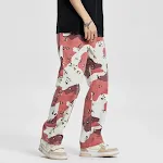 High Street Wide Leg Simple Workwear Camouflage Casual Jeans, comfortable and stylish, perfect for everyday wear and wor — photo 1