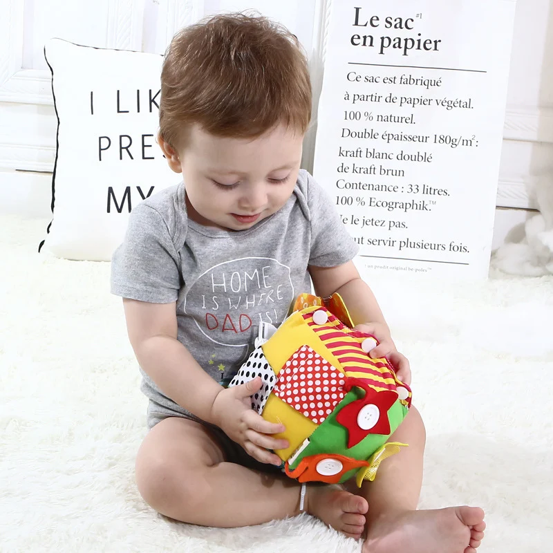 Children's fabric toy dice soft and safe play for babies and toddlers encourages learning and imaginative play washable — photo 5