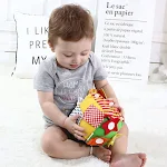 Children's fabric toy dice soft and safe play for babies and toddlers encourages learning and imaginative play washable — photo 5
