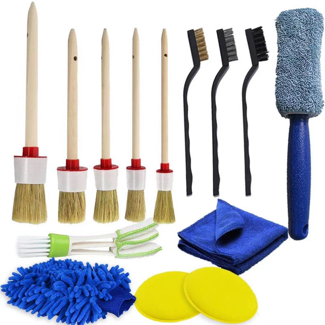 14-Piece Tire Brush Car Sponge Brush Set for Complete Car Detailing. Effectively clean, scrub and detail your tires. Ach — photo 2