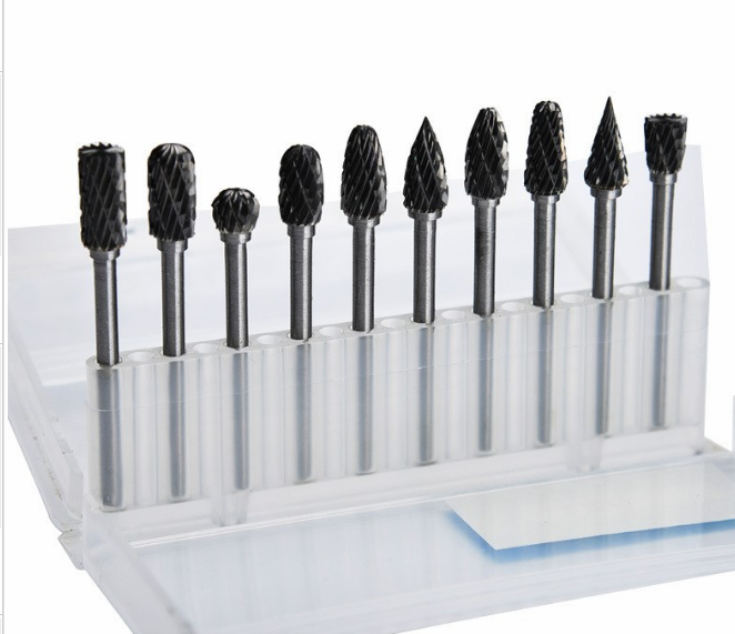 Steel Carbide Rotary Burr Set for precision grinding, deburring, shaping, and finishing on metal, wood, and various mate — photo 6
