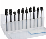 Steel Carbide Rotary Burr Set for precision grinding, deburring, shaping, and finishing on metal, wood, and various mate — photo 6