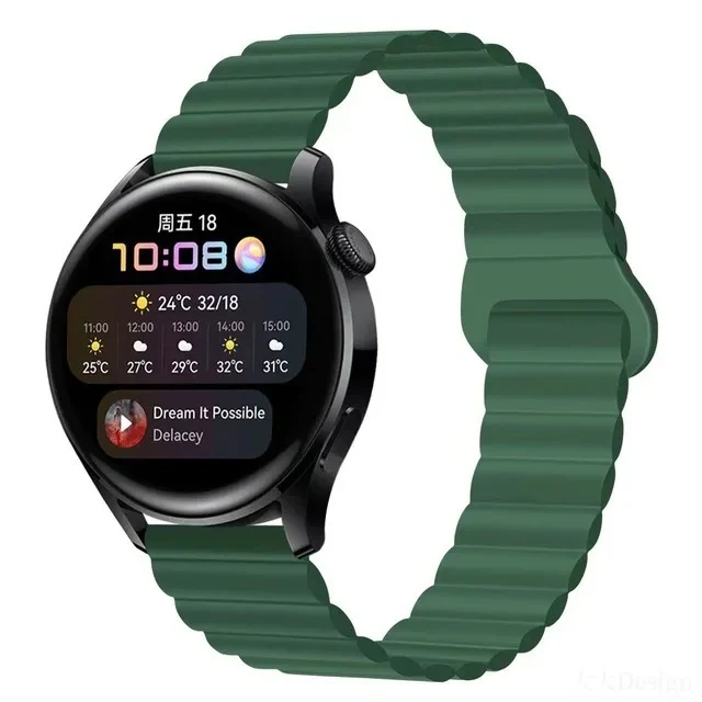Silicone Magnetic Watch Band GT43 Loop — Secure and comfortable fit, easy to attach and detach, perfect for everyday wea — photo 45