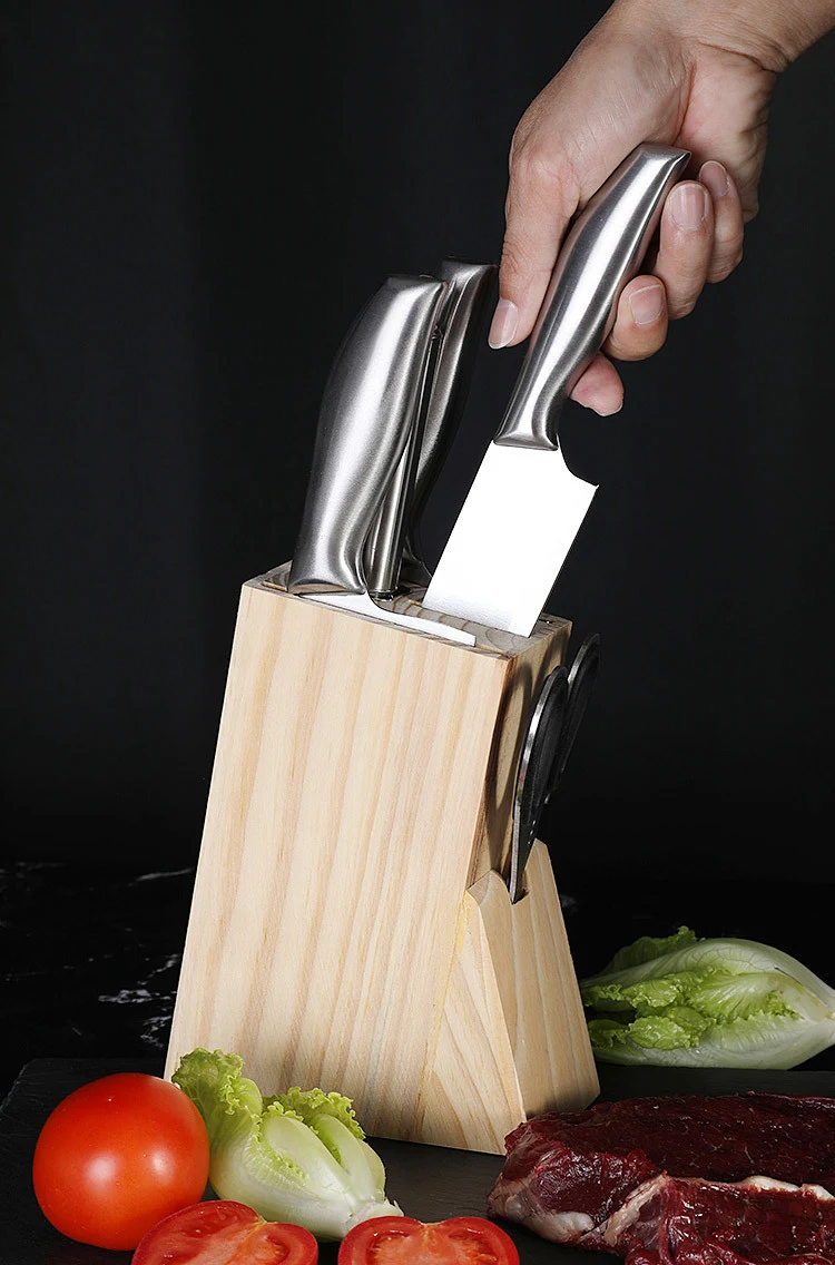 Stainless steel kitchen knife gift set. Sharp, durable and versatile knives for all your cutting, slicing, and dicing ne — photo 5
