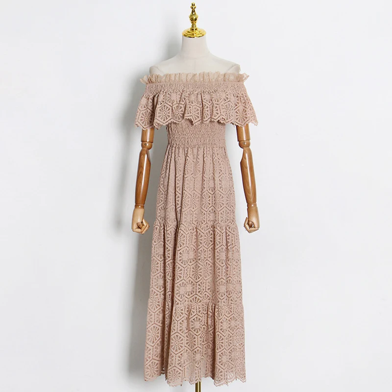 Vestido de verano holgado con volantes en un solo hombro ideal para ocasiones especiales, cómodo y elegante, perfecto para lucir fabulosa. — foto 8