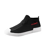 Zapatos casuales de lona Old Beijing para hombre, estilo slip-on, transpirables y modernos. Zapatillas de tela de paraguas, ideales para el día a día. — foto 5