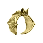 Anel de Morcego Vintage de Halloween para Homens e Mulheres Joia Fofa Anel de Moda com Personalidade Acessório de Fantasia — foto 2
