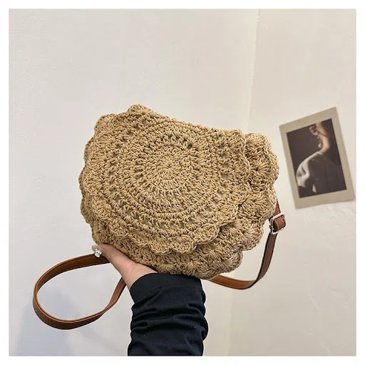 Title 15, Borsa a tracolla in pizzo in offerta, filato di...