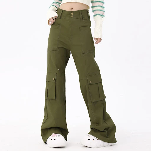 Title 8, Mens Hip-hop Cargo Denim Trousers. Durable den...