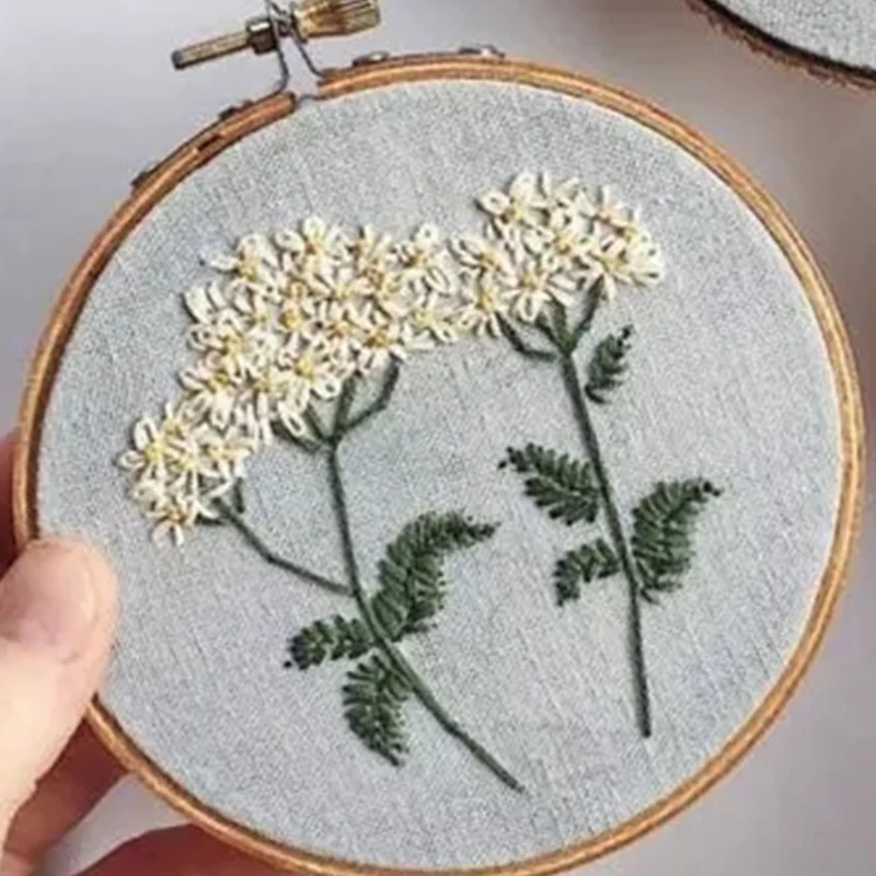 Embroidery Novice Primary Ribbon Embroidery Simple Three-dimensional. Create stunning art with this easy-to-use kit, ide — photo 12