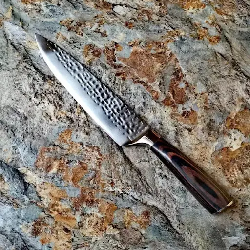 Title 1, Faca de chef com padrão Damasco para culinária ...