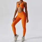Orange Pants Set