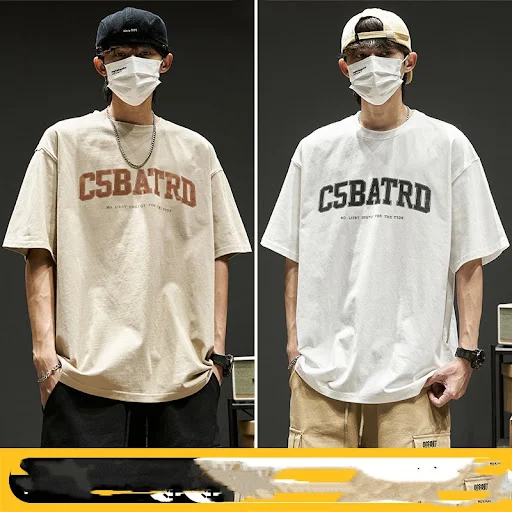 Title 9, Camisa japonesa solta de algodão com estampa de...