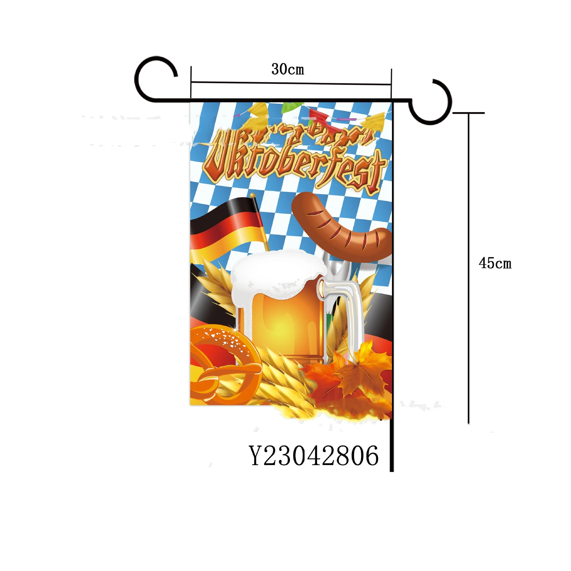 Germany Munich Beer Festival Double-sided Garden Banner. Celebrate Oktoberfest with this festive garden banner, perfect — photo 3