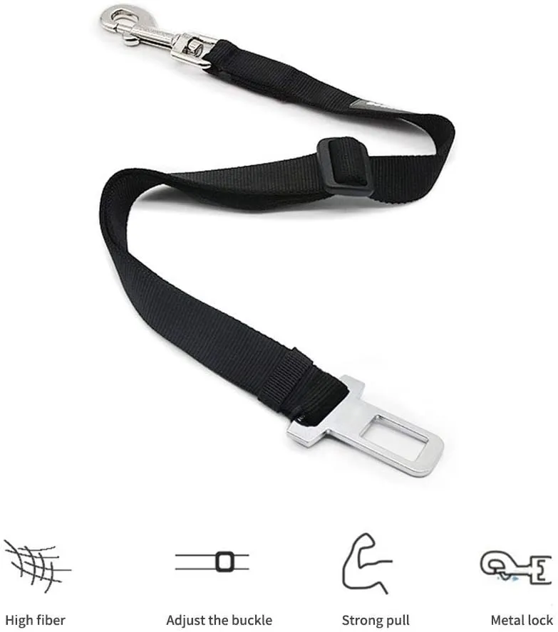 Title 4, Pet Cat Dog Car Seat Belt Adjustable Pet Seat V...