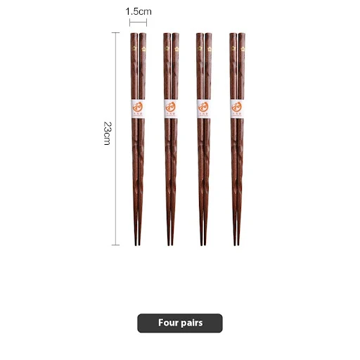 Title 4, Conjunto de Palitos de Chopsticks de Madeira Ma...